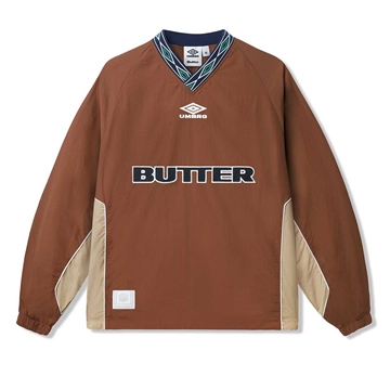 Butter Goods x Umbro Training Pullover Chocolate / Tan